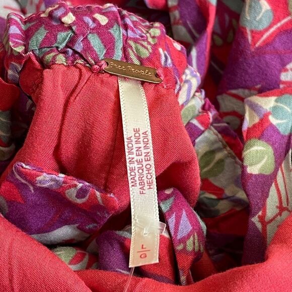 Free People Coral Tide Romper Size L - Picture 4 of 6